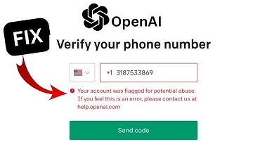 How to Fix ChatGPT "Your account has been flagged for potential abuse"
