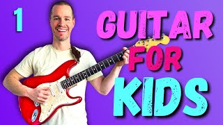 Guitar Lesson For Kids - Part 1 - Absolute Beginner Series #guitar #kids