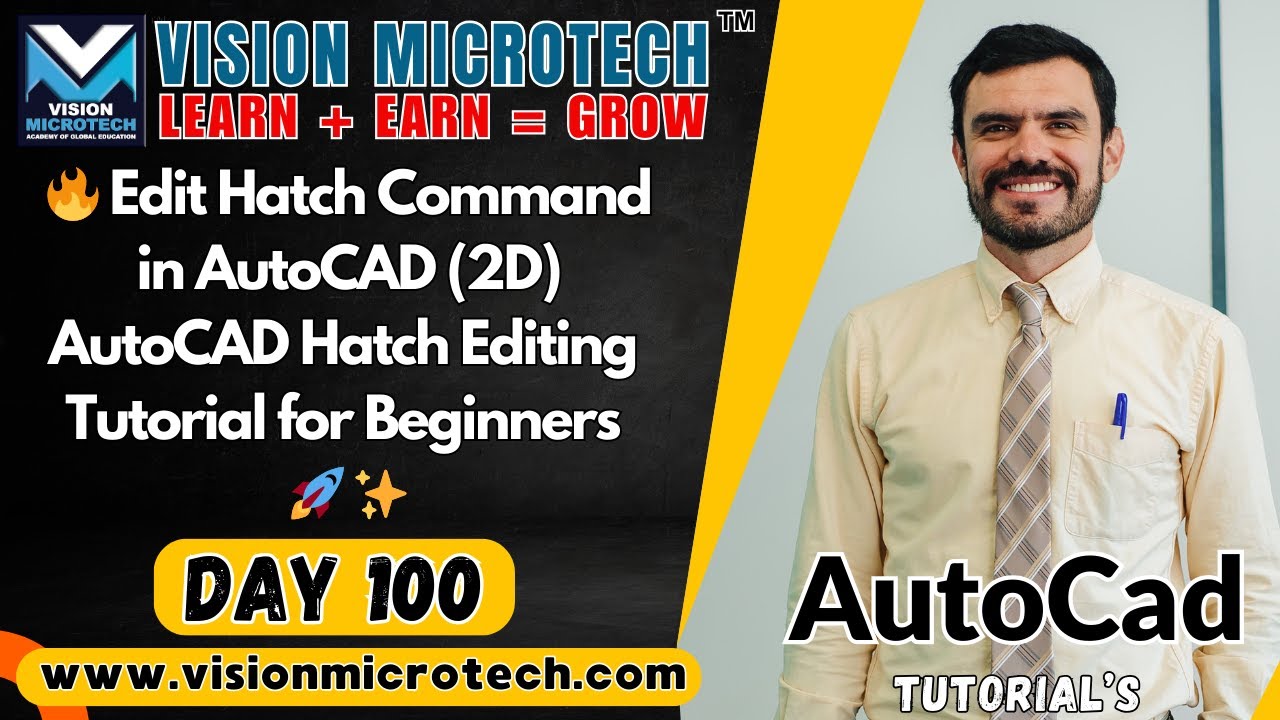 🔥 Edit Hatch Command in AutoCAD (2D) | AutoCAD Hatch Editing Tutorial ...