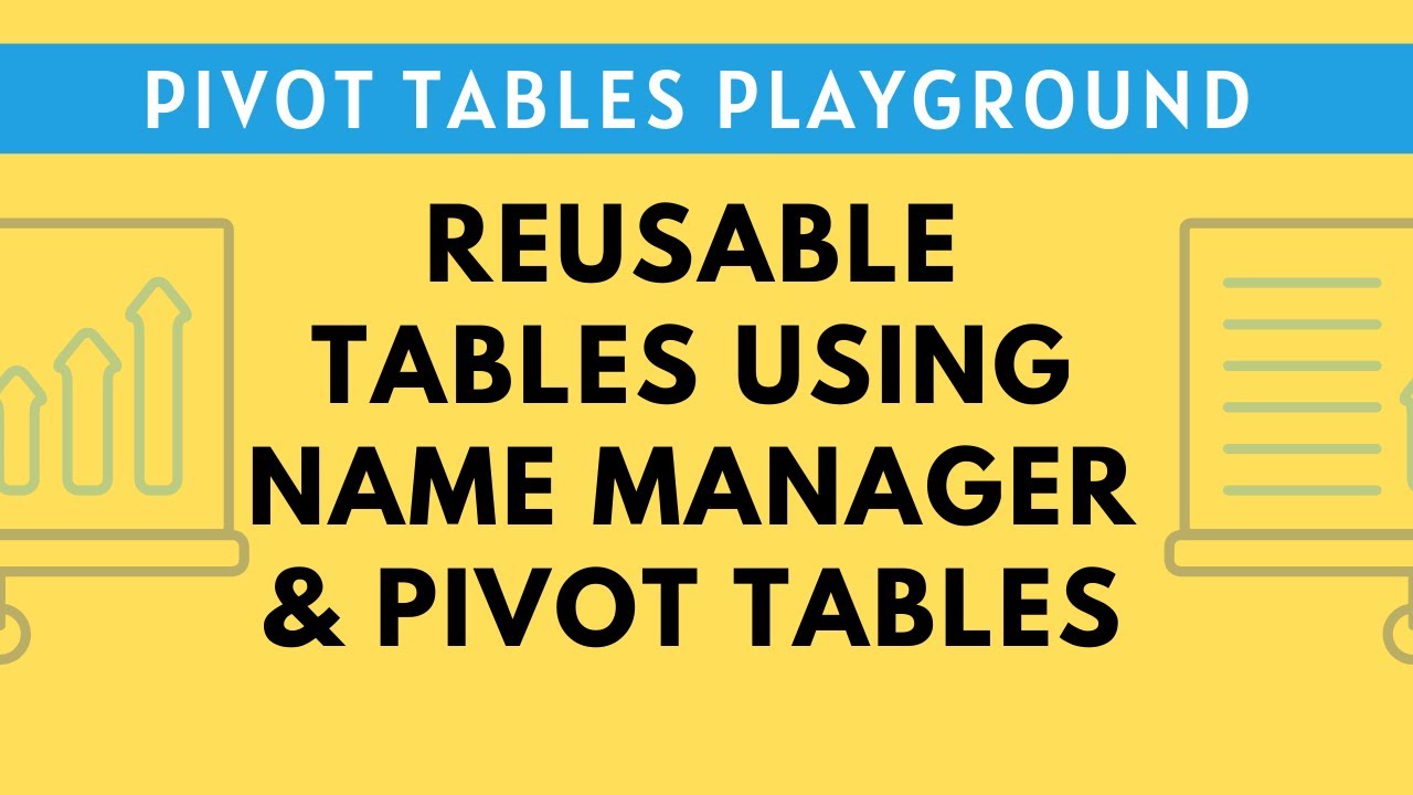 Pivot Table Playground #13 - Create Reusable table using Pivot Table ...