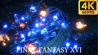最终幻想16 巴哈姆特毁天灭地  Final Fantasy 16 - Bahamut destroying the city Cutscene 4K