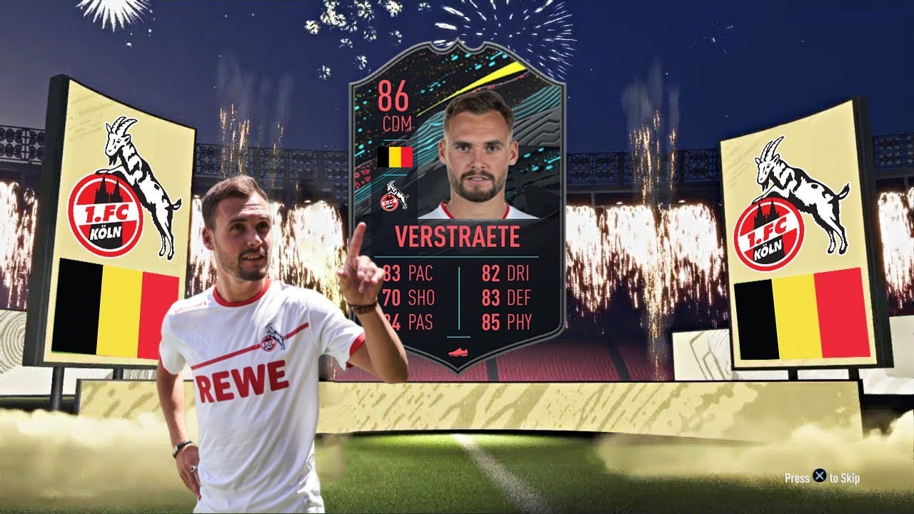 86 STORYLINE VERSTRAETE PLAYER REVIEW! - BUNDESLIGA MILESTONE OBJECTIVE