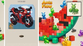 Level 535 Ants Flow Color Pixel Puzzle Gameplay Walkthrough