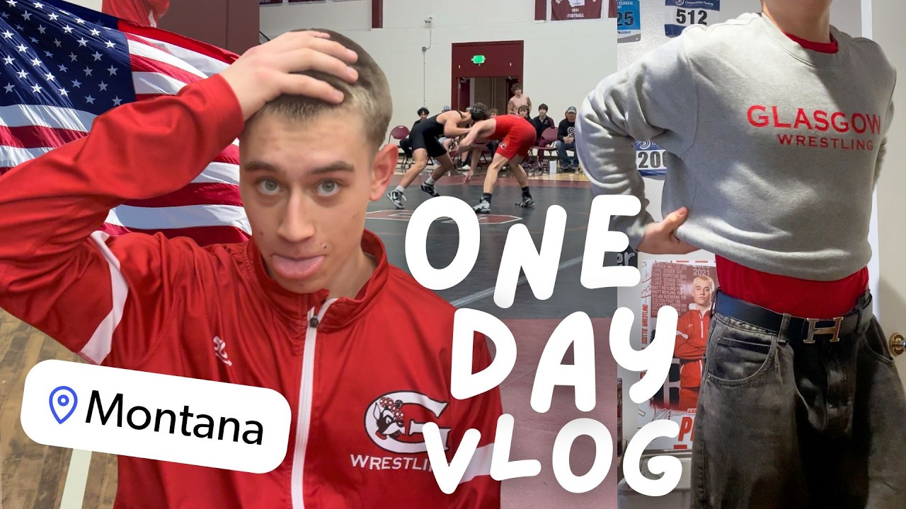 Ein Tag an einer amerikanischen High School 😳🇺🇸 | Auslandsjahr Montana