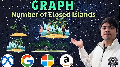 LeetCode 1254 | Number of Closed Islands | Python DFS Flood-Fill Explained | AlgoYogi