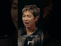 RM on the Differences Between BTS and His Solo Work