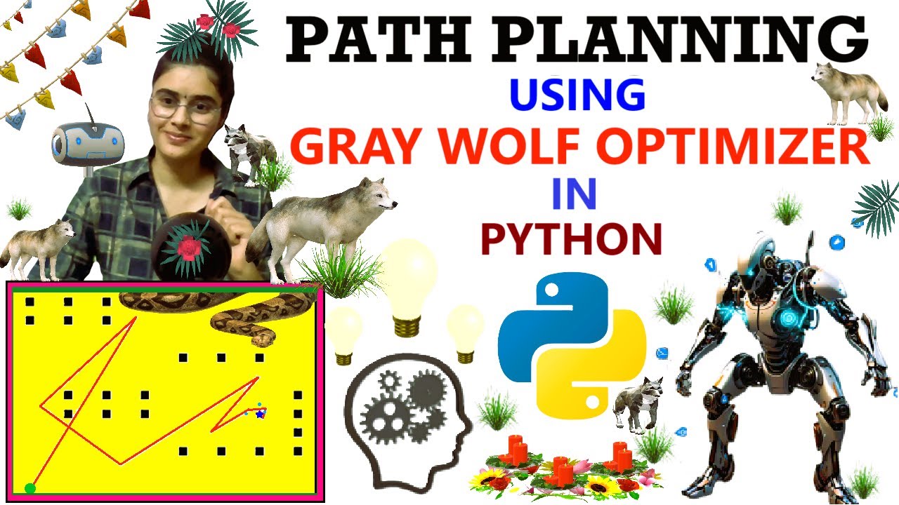 Python Code || Path Planning with Grey Wolf Optimization (GWO) ~xRay ...