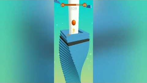 Stack Ball Level 21 | Blast Through Platforms | A4 Tech Live