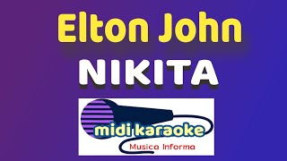 Elton John  -  NIKITA  -  karaoke