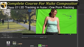 Complete Course For Nuke Compositor | Class – 07 | 2D Tracking in Nuke | One Point tracking in Nuke