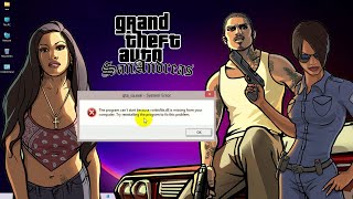 How to Fix GTA San Andreas Vorbisfile.dll Missing Error in Windows 11 - Windows 10 screenshot 1