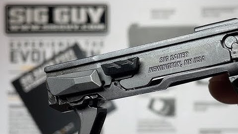 Tyrant Designs P365 Extended Slide Lever installation video