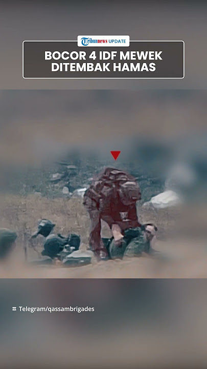 Tampang 4 Tentara IDF Merintih Kesakitan Ditembak Sniper Hamas, Tersungkur & Angkat Tangan