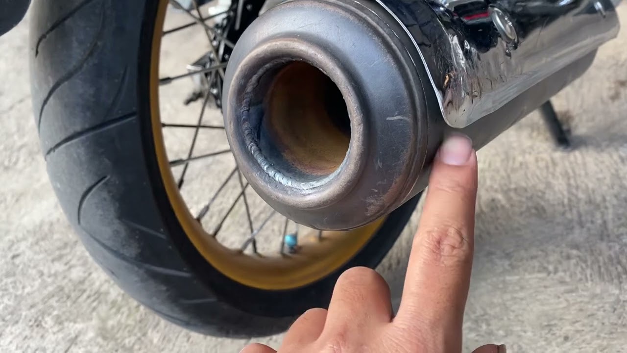 Knalpot megapro primus ori custom pasang di gl #otomotif #cbmodifikasi #gl100 #glcepek #glmodifikasi