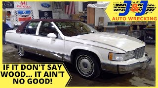 One smooth piece of sheet metal...1993 Cadillac Fleetwood 5.7L 350 V8 TBI Review / Test LPCA456