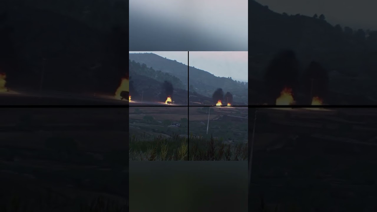 Ukrainian missile "Rapier" destroyed a Russian tank convoy | ARMA 3 MilLSim