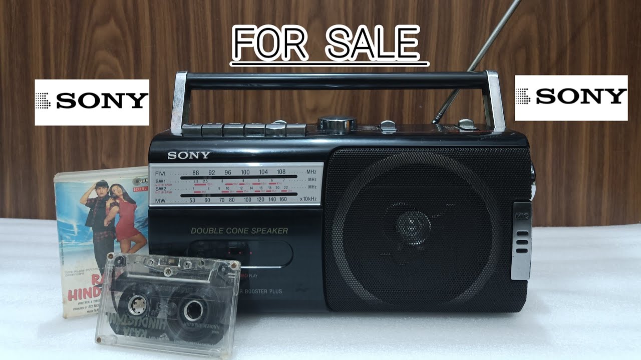 9310741161) SONY CFM-S1 TAPE RECORDER #forsale #sony - YouTube