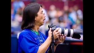 Gerry Chua at the U.S. Open Table Tennis Championships, Photographer and Player