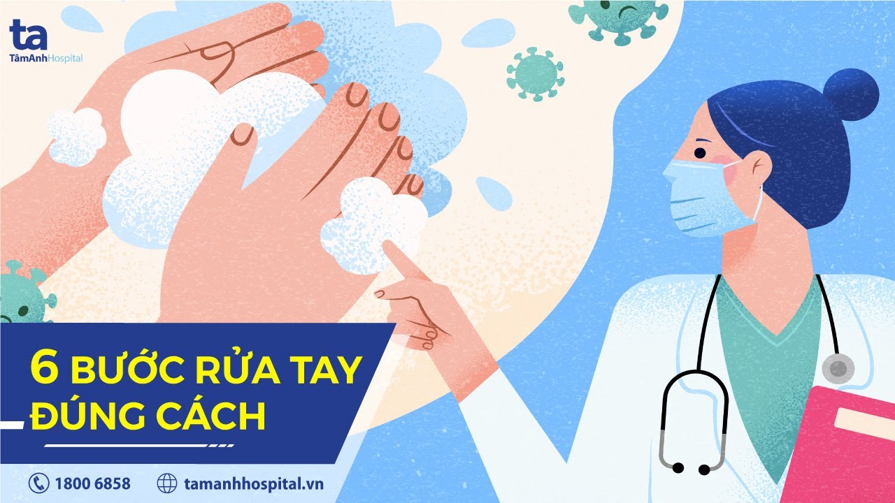 6 bước Rửa Tay Đúng Cách phòng virus Corona (bộ Y Tế)... - youtube