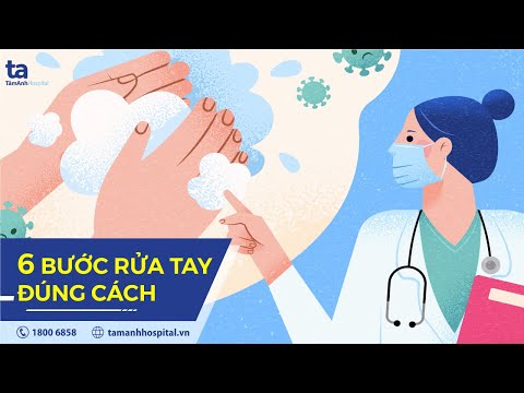 Video 6 bước Rửa Tay Đúng Cách phòng virus Corona (bộ Y Tế)... - youtube