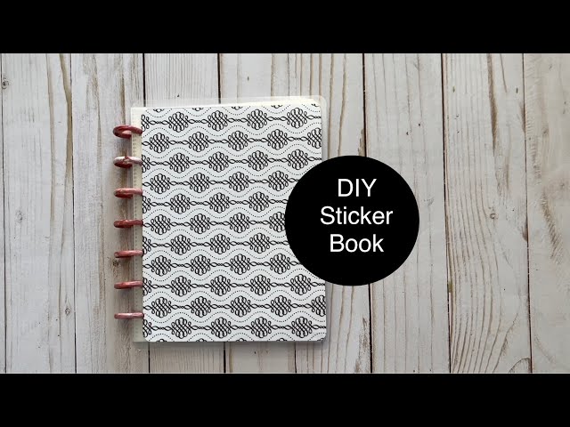 My Handmade sticker book / how to make a sticker book / mini sticker book 