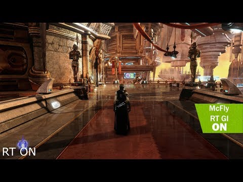 Star Wars the Force Unleashed 2 - 4K Ray tracing Global Illumination comparison gameplay