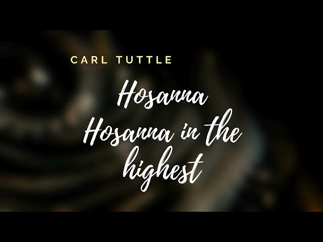 Hosanna Hosanna   Carl Tuttle  lyrics class=