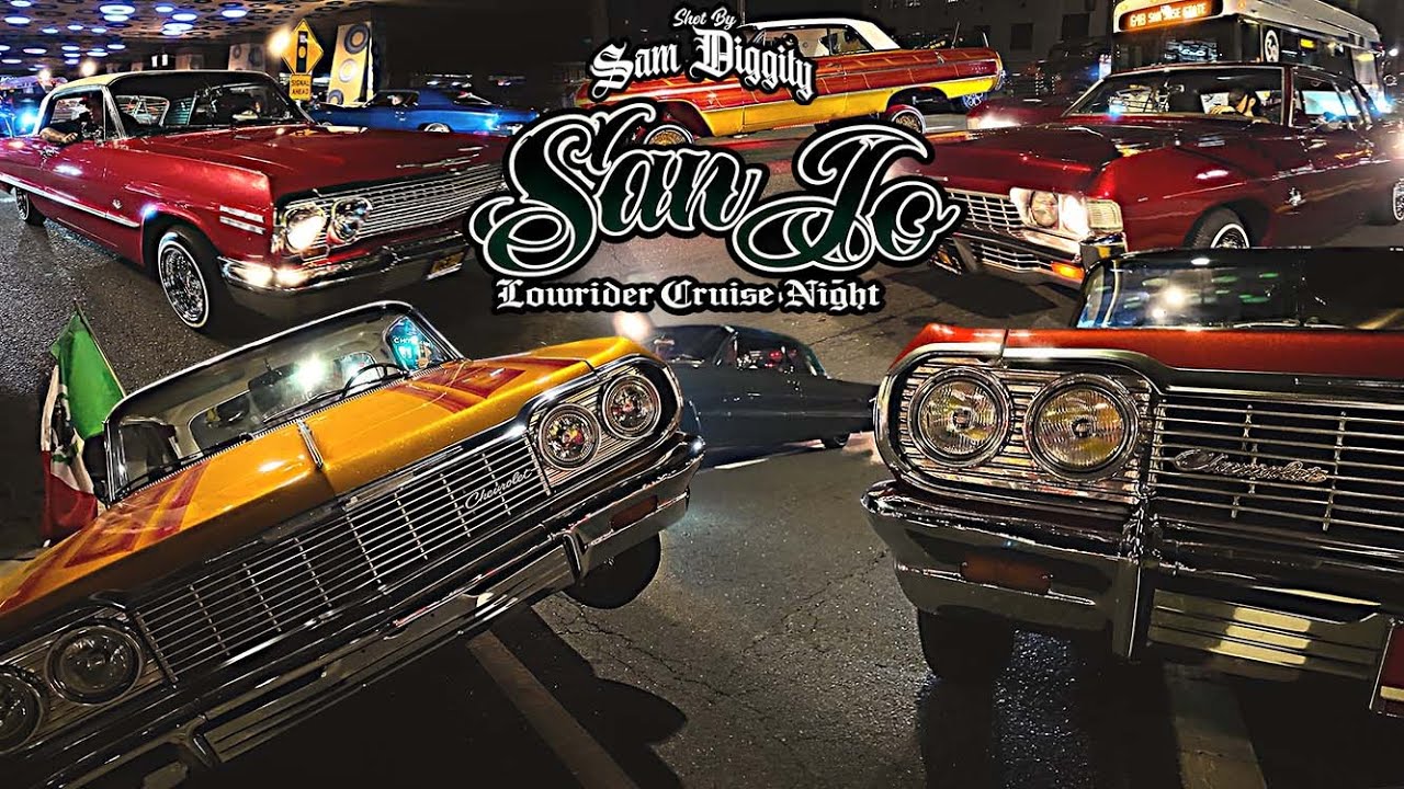Вечер автопробега Lowrider в Сан-Хосе, в выходные дни Суперкубка, 6 февраля 2026 года.
