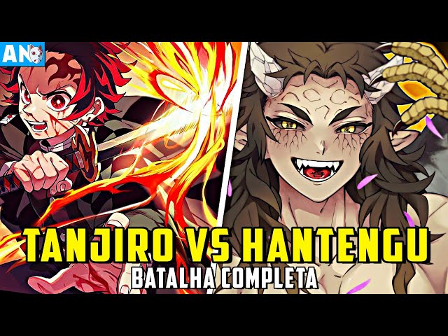 Hantengu Vs Tanjiro: Batalha Completa ! Kimetsu no Yaiba Temporada 3 - Ep 6