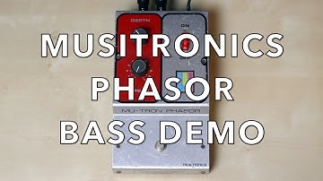 MUSITRONICS MU-TRON PHASOR I BASS DEMO