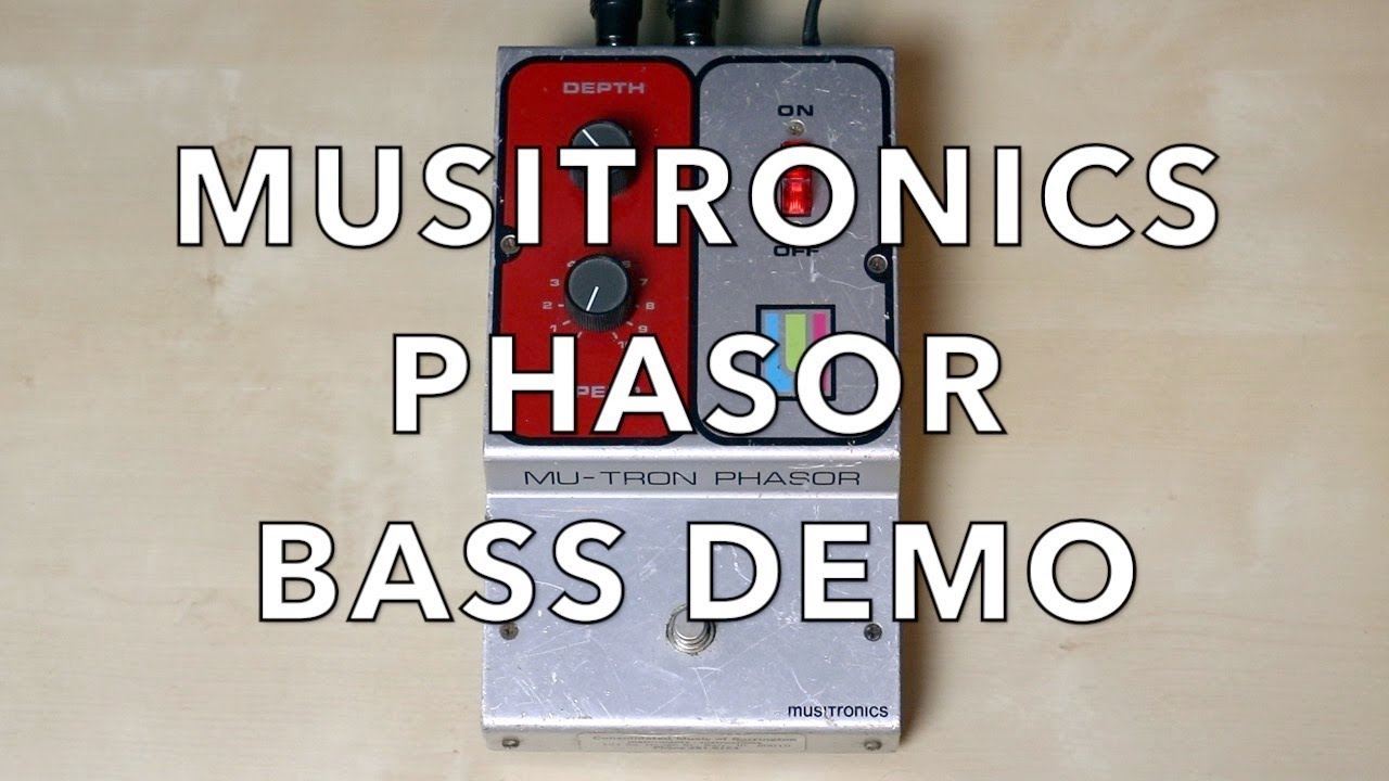 MUSITRONICS MU-TRON PHASOR I BASS DEMO - YouTube