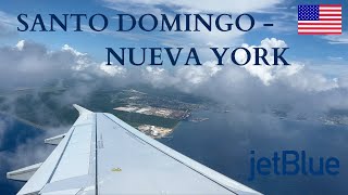 Vuelo SANTO DOMINGO - NUEVA YORK [BONUS] JETBLUE  - USA 2023 | @losviajesdebillysanz