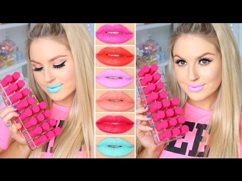 BH Cosmetics Pop Art Lipstick ♡ Lip Swatches & Review!