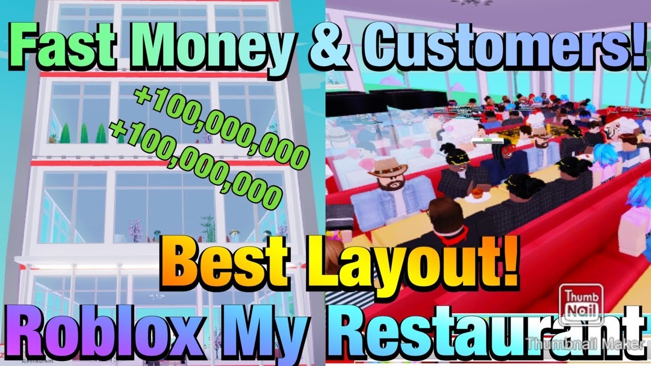 Unbelievable Layout How To Get Customers Fast Easy Tips Tricks Roblox My Restaurant Youtube - my restaurant roblox layout