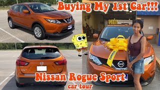 BUYING MY FIRST CAR!!! | 2017 Nissan Rogue Sport Car Tour