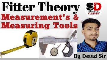 Measurements & Measuring Tools|| Fitter Theory|| By Devid sir|| Crash Course for ITI ||