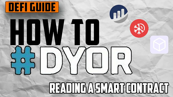 How to DYOR? | Reading Smart contracts and Adresses