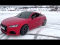 When quattro tries to drift in the snow 
