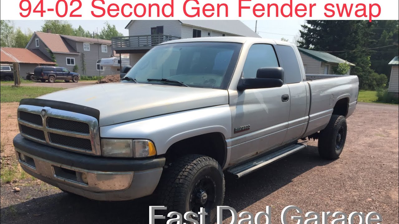 1994-2002 Dodge Ram Fender Swap — двигатель Cummins второго поколения