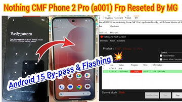 Nothing Phone Cmf 2 Pro Frp unlock/Bypass | nothing phone a001 google account Unlock ?