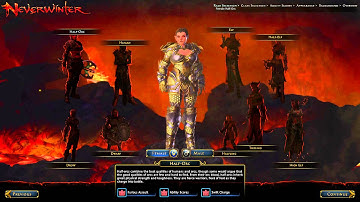 Neverwinter Online - Race Selection