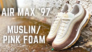 Nike Air Max 97 - "Muslin Pink Foam" - Review || Best way to buy || On  Feet... - YouTube