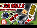 23 KILLS + 2900 DAMAGES in SOLO vs SQUADS | Surviv.io