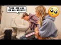 EATING EXPIRED FOOD THEN GETTING SICK! *CUTE REACTION FROM MY FIANCÉ*