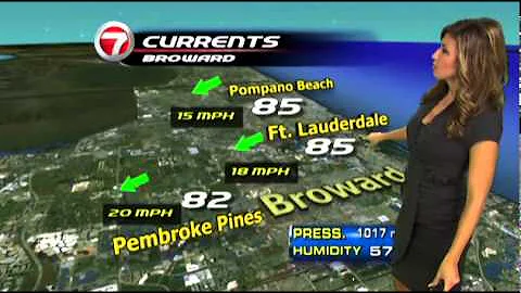 WSVN Weather Julie Durda 10/7/2011