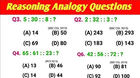 Reasoning Analogy || Resoning Questions || Reasoning Practice Set ||  Analogy Previous year question