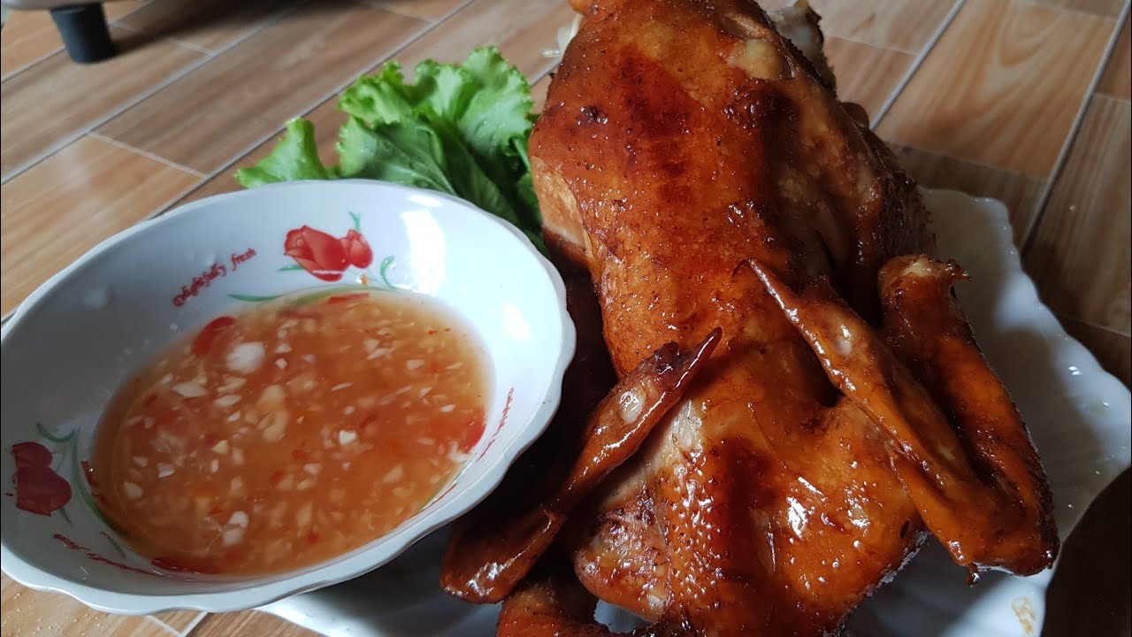 មាន់ដុតកូកា Chicken bake Cocacola - YouTube
