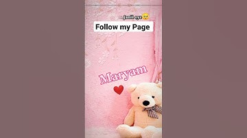 Thumbnail of Maryam janii Oye Maryam name video status video Maryam #maryam #viralvideo #fypシ゚viral #fypシ