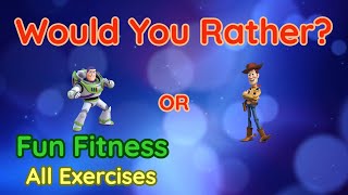 Would You Rather?? WORKOUT  At Home Fun Fitness Activity for the Family  Physical Education