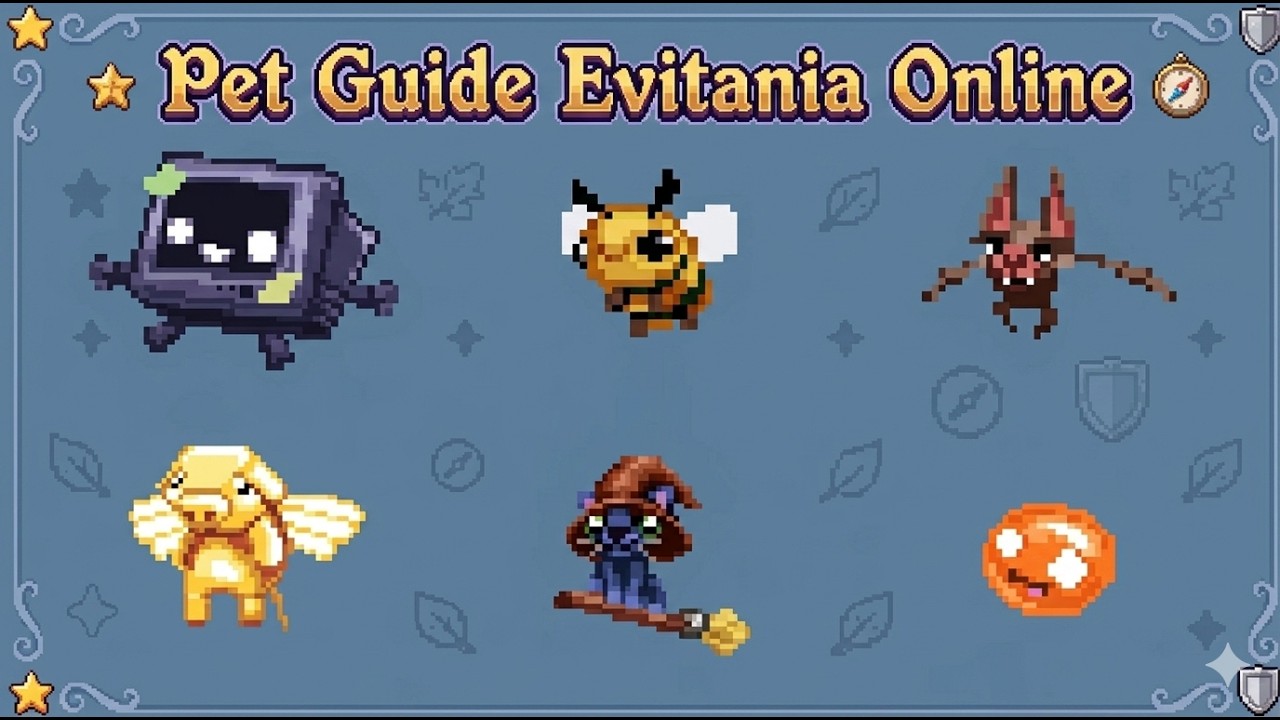 Evitania-Pets-Guide: Alle Arten, Stats und Beschaffung